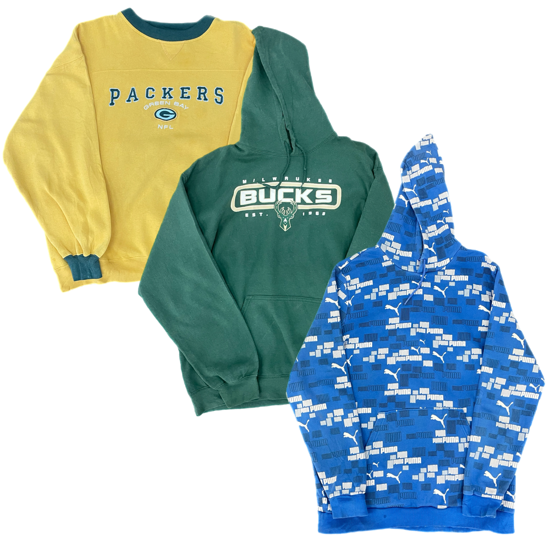 Collection of MIXED BRAND SWEATS AND HOODIES ( GRADE B) in a gallery layout