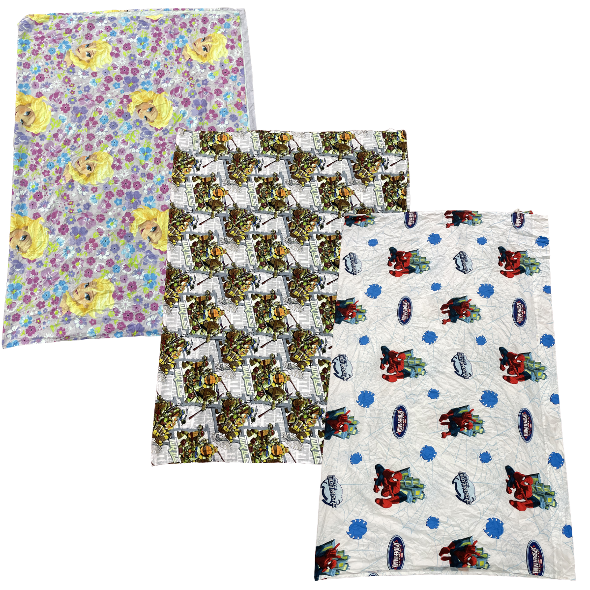 Collection of 25X KIDS BED SHEETS in a gallery layout