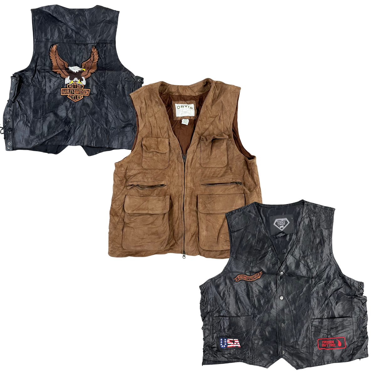 Collection of 25X LEATHER VEST in a gallery layout