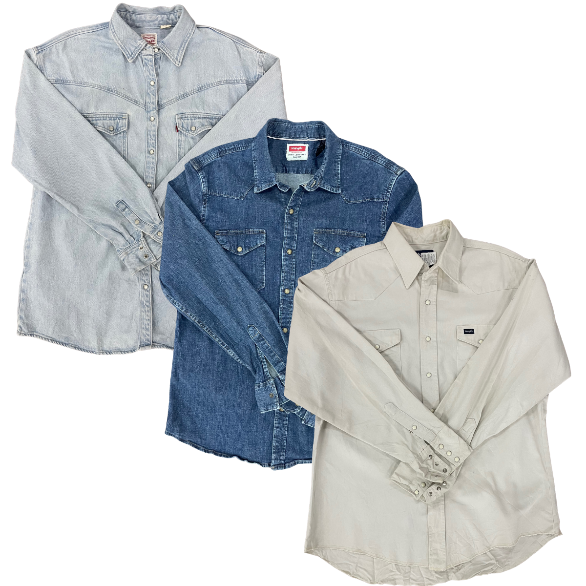Collection of 50X LLW DENIM SHIRT in a gallery layout