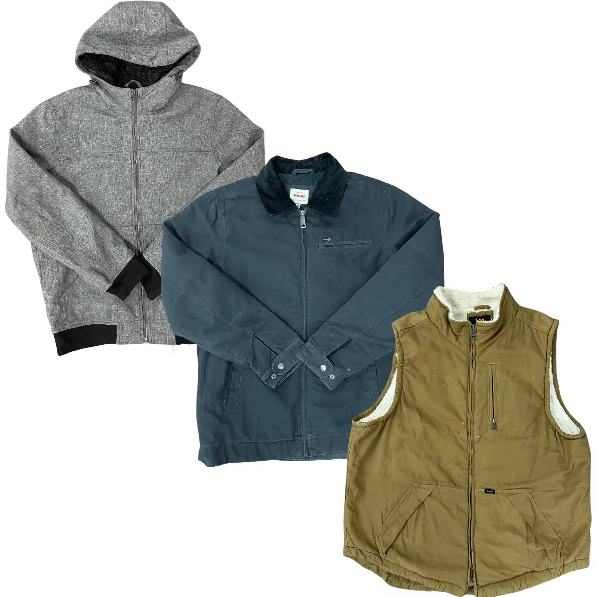 Collection of 15X LLW ZIPPER JACKETS in a gallery layout