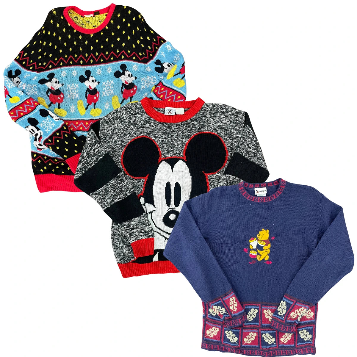 Collection of 25X MICKEY SWEATERS in a gallery layout