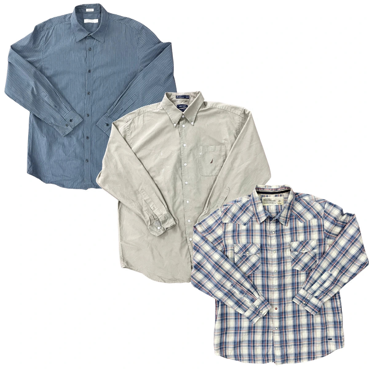 Collection of 50X MIX BRANDED SHIRTS in a gallery layout