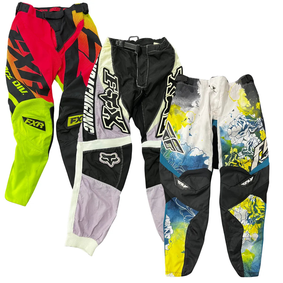 Collection of 5X MOTORBIKE PANTS in a gallery layout