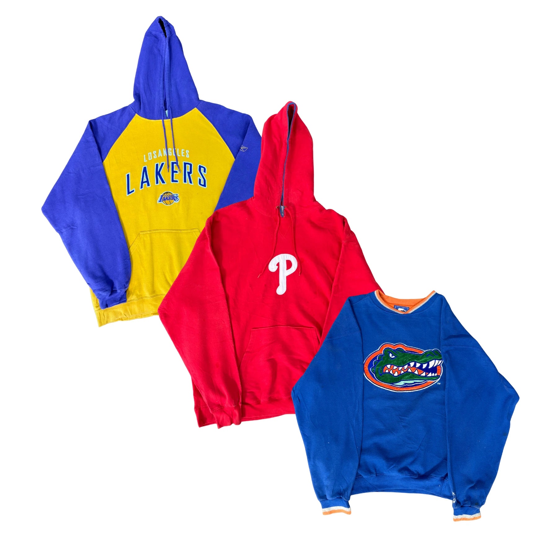 Collection of 25X NFL SWEATSHIRTS AND HOODIES in a gallery layout