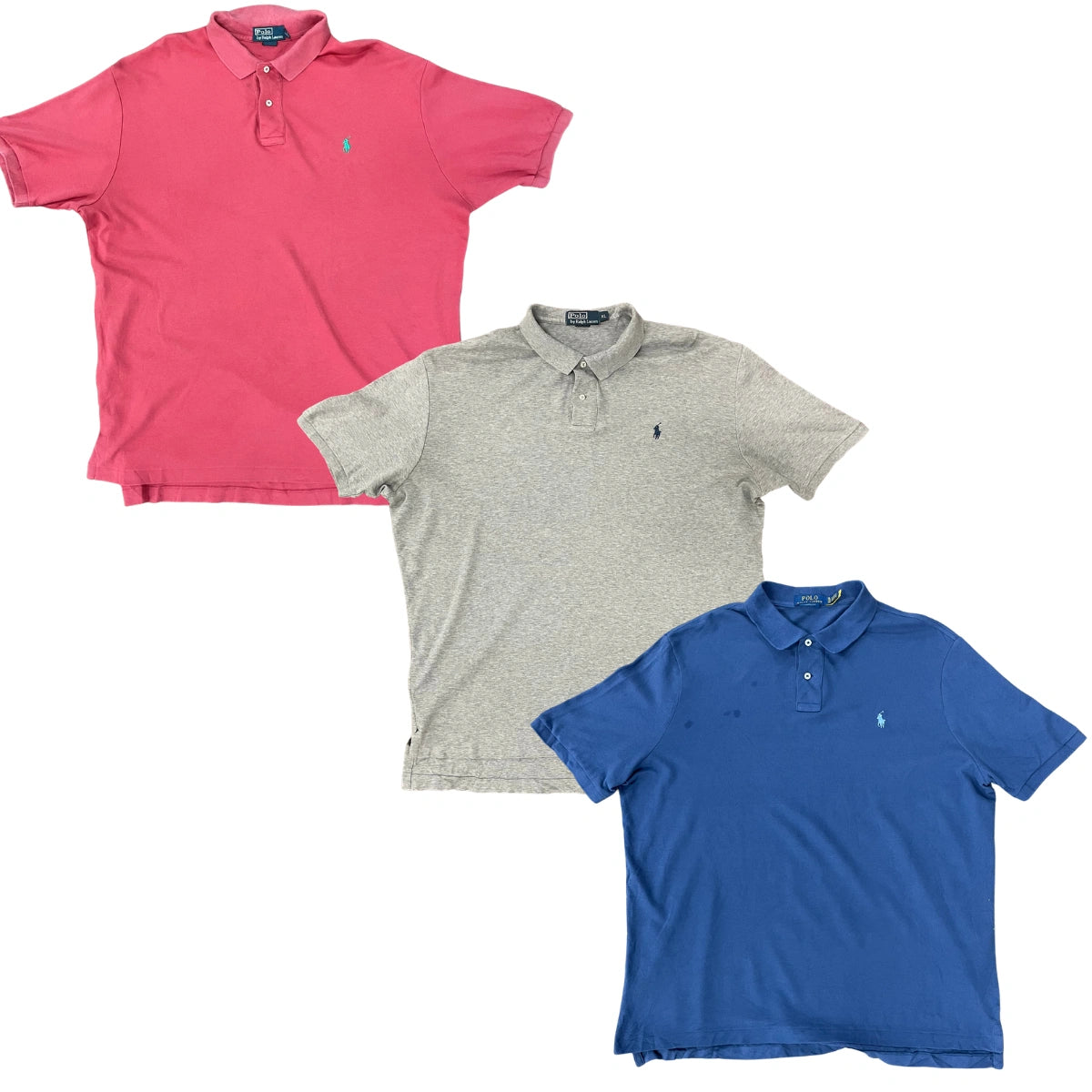 Collection of 50X RALPH LAUREN POLO COLLAR T-SHIRT in a gallery layout
