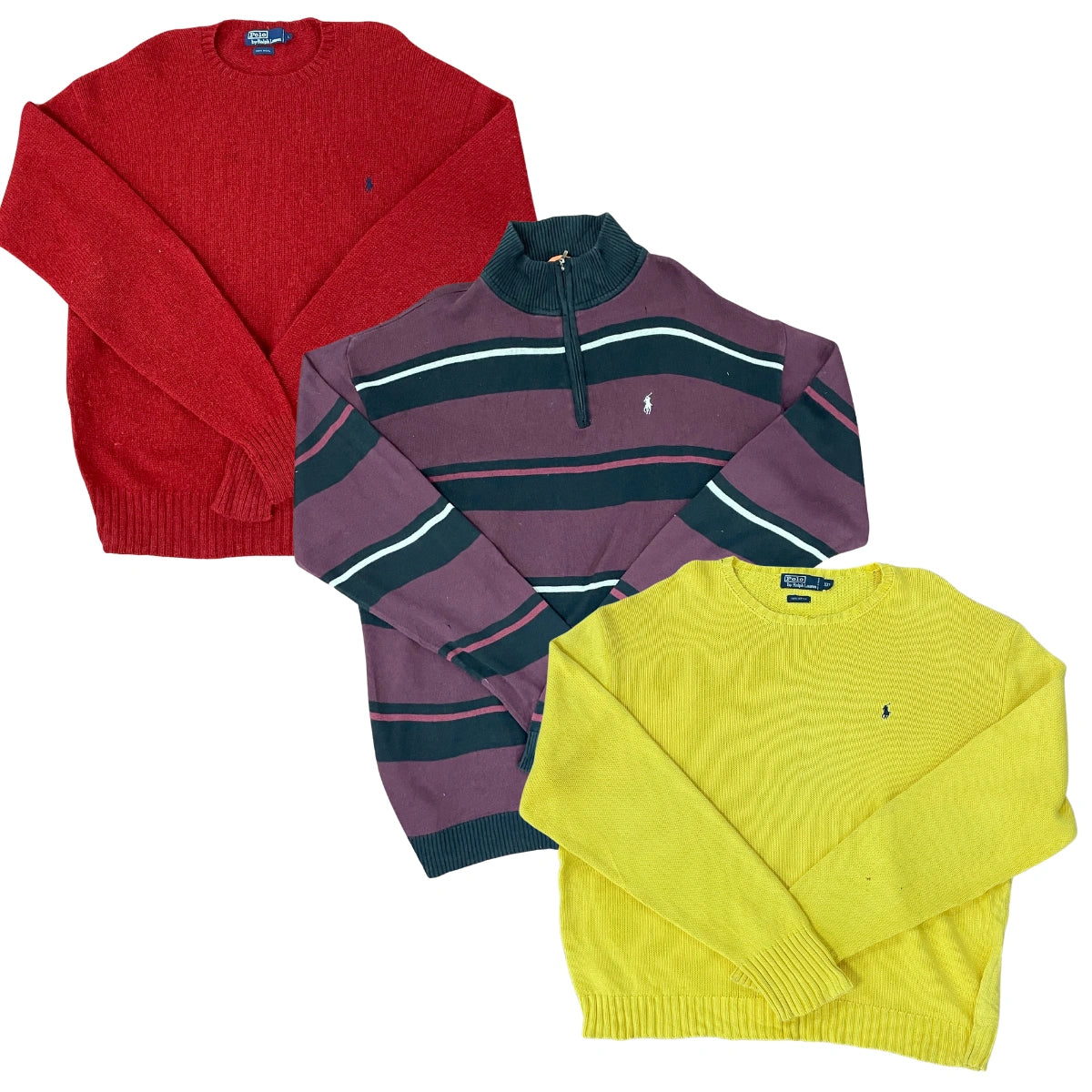 Collection of 50X POLO KNITWEAR GRADE B in a gallery layout