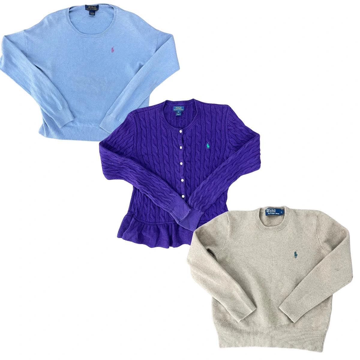Collection of 25X POLO RALPH LAUREN LADIES SWEATER GRADE B in a gallery layout
