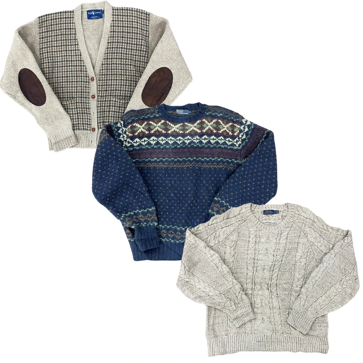 Collection of 25X POLO RALPH LAUREN SWEATERS / CARDIGANS in a gallery layout