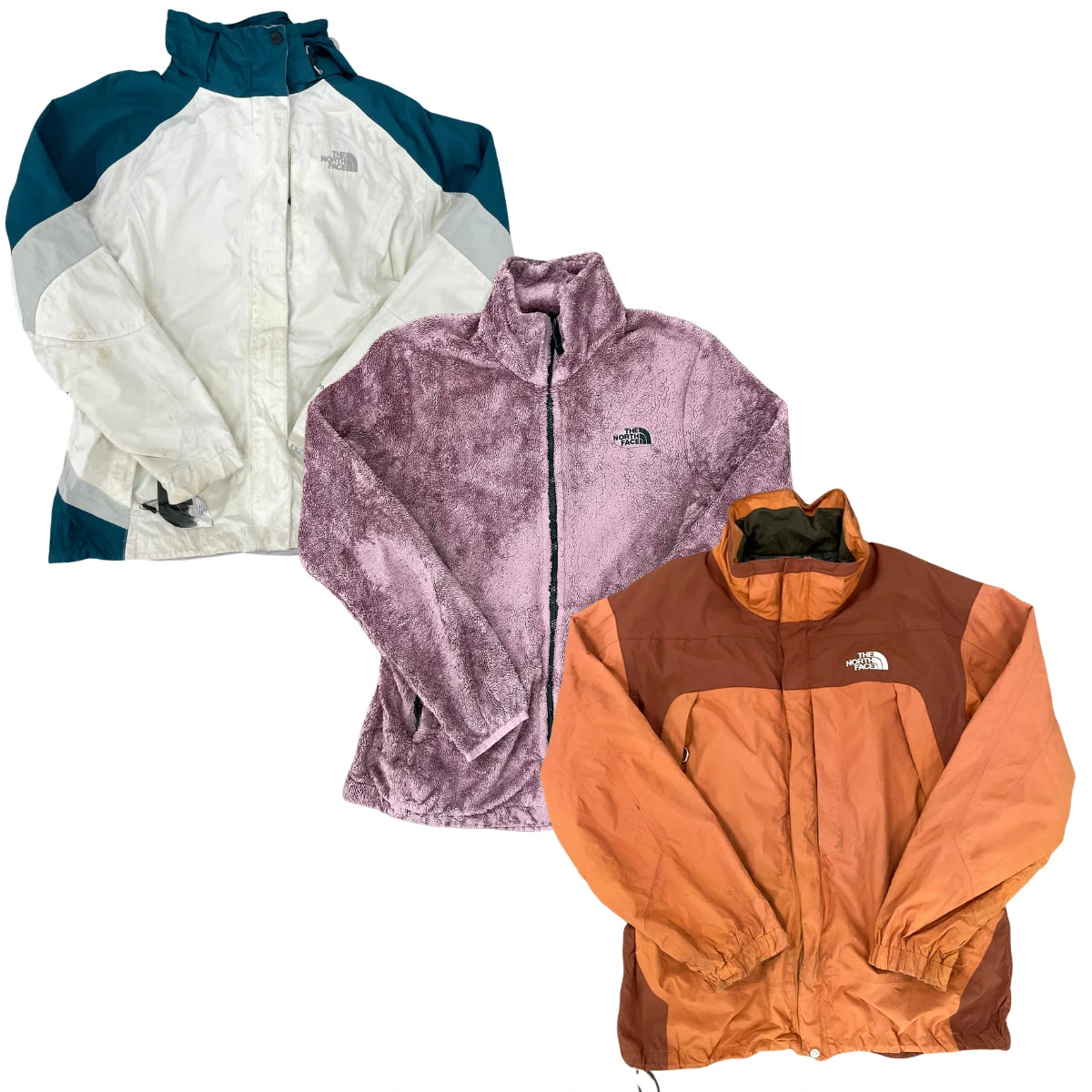 Collection of 30X MIX THE NORTH FACE JACKET GRADE B in a gallery layout