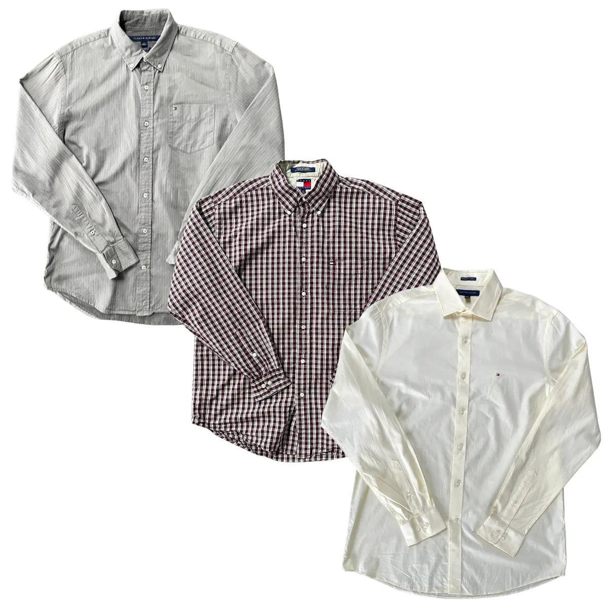 Collection of 50X TOMMY HILFIGER SHIRTS in a gallery layout