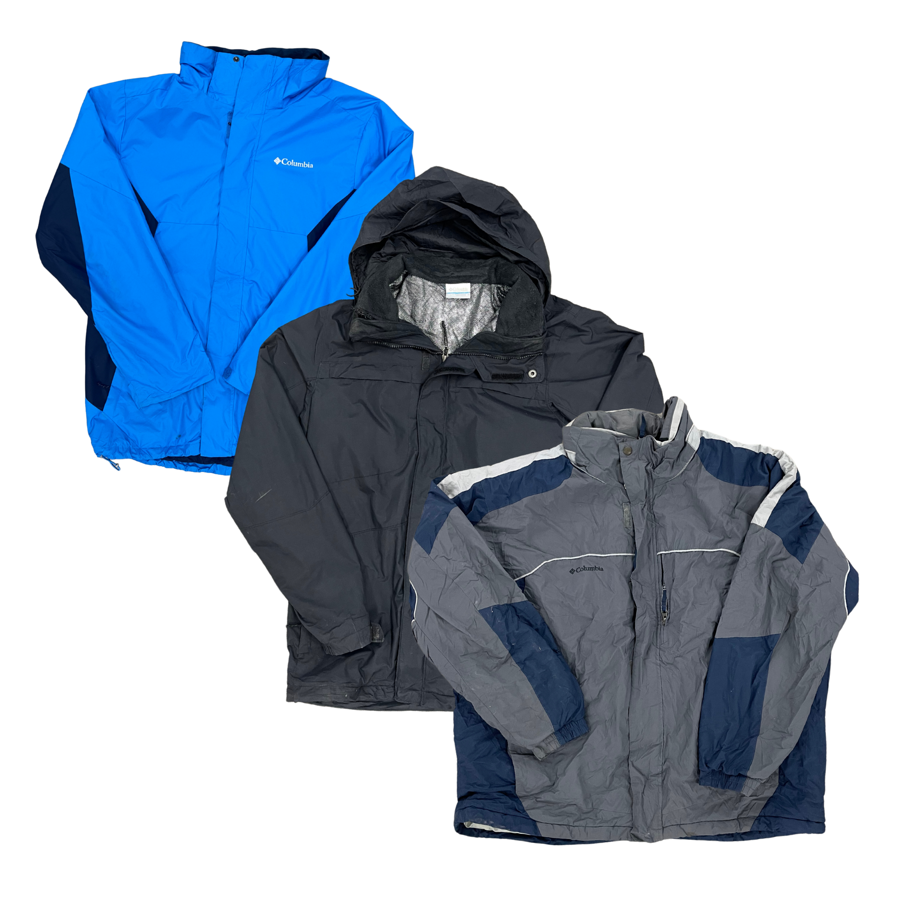 Collection of COLUMBIA JACKETS in a gallery layout