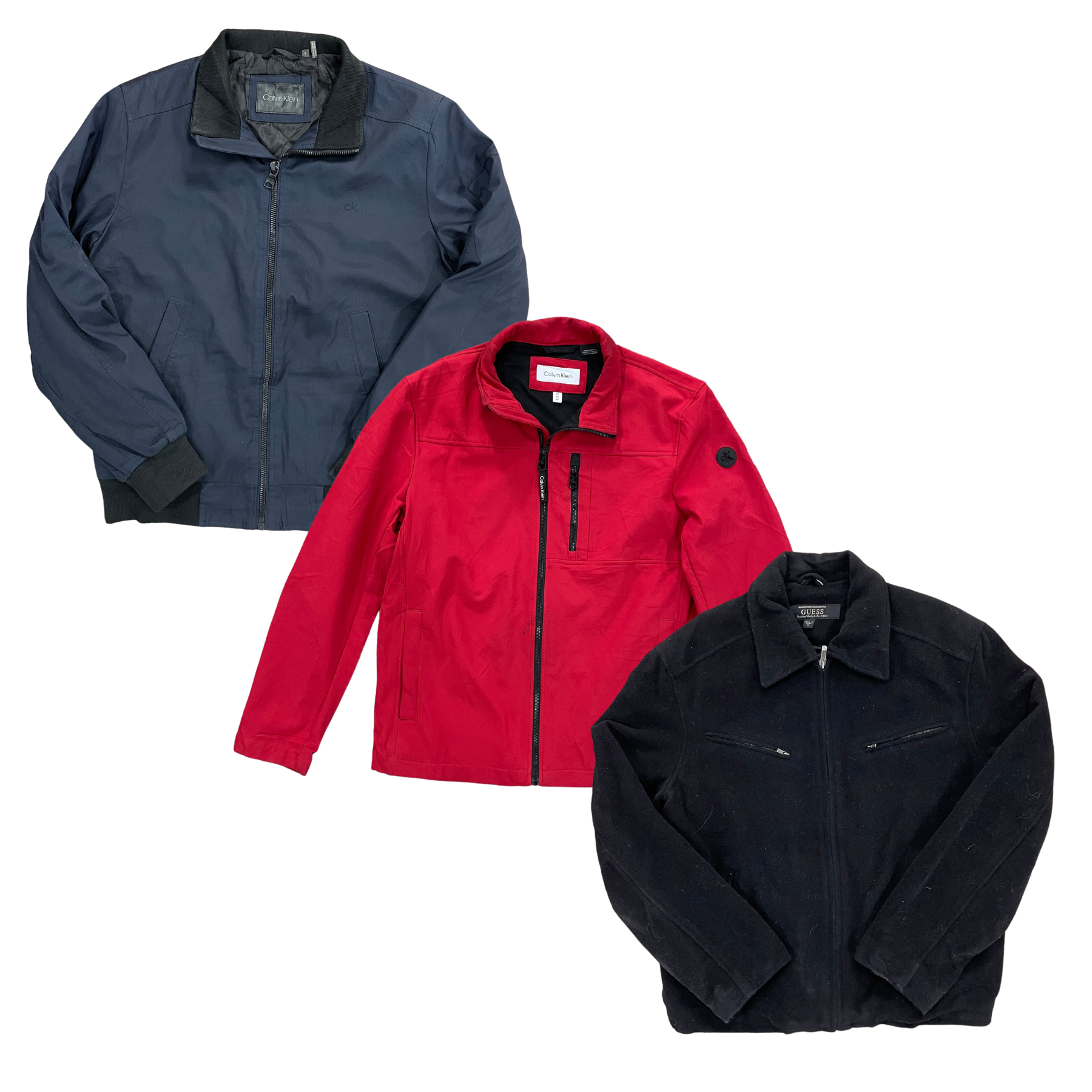 Collection of CALVIN KLEIN, GUESS & BOSS JACKET in a gallery layout