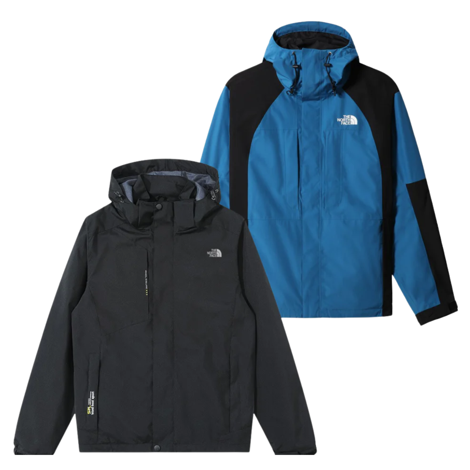 Collection of MIX NORTH FACE JACKETS in a gallery layout