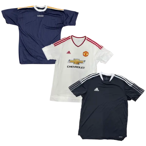 Collection of 100X ADIDAS SPORT BRAND T-SHIRT in a gallery layout