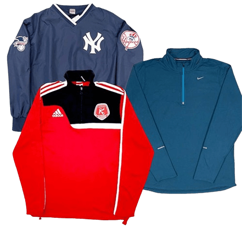 Collection of BRANDED WIND BREAKERS in a gallery layout