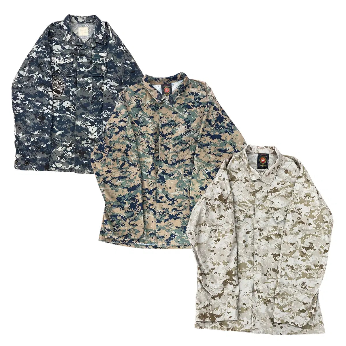 Collection of 50X DIGITAL ARMY SHIRTS in a gallery layout