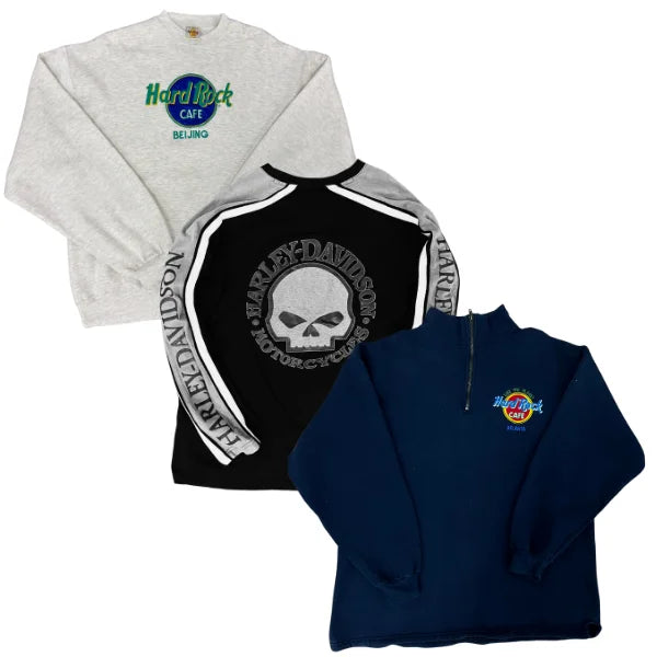 Collection of 25X HARLEY HARD ROCK SWEAT HOODIES in a gallery layout