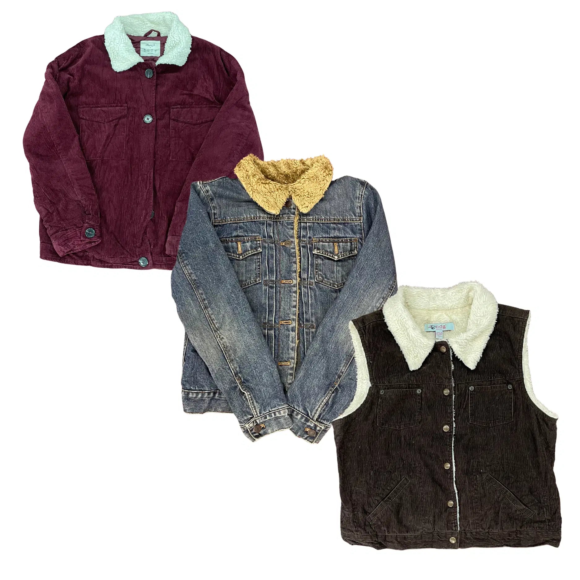 Collection of LADIES SHERPA-LINED JACKETS in a gallery layout
