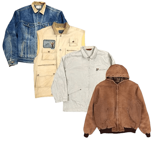 Collection of L.L.W ZIPPER JACKETS in a gallery layout
