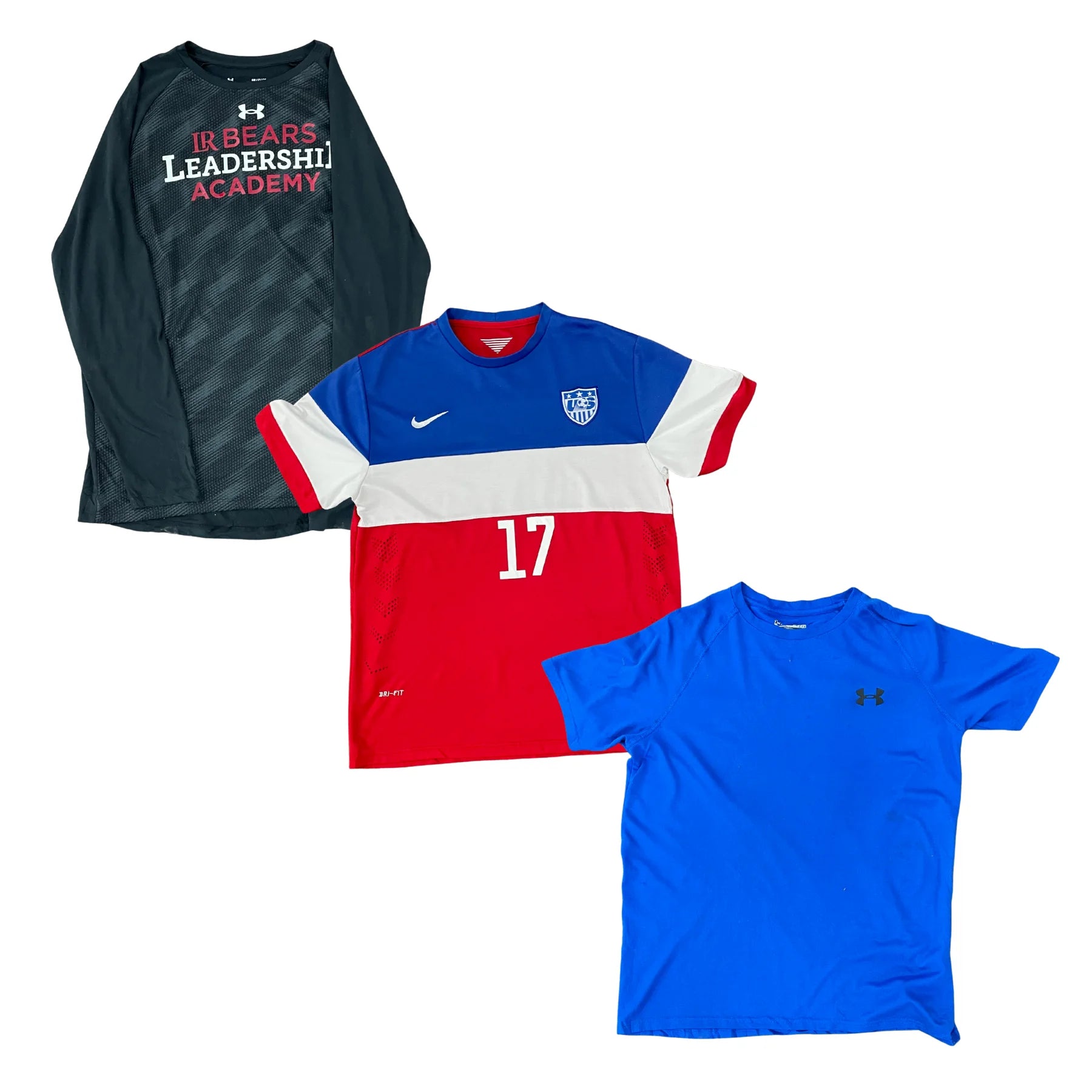 Collection of 100X BRANDED SPORT T-SHIRTS in a gallery layout