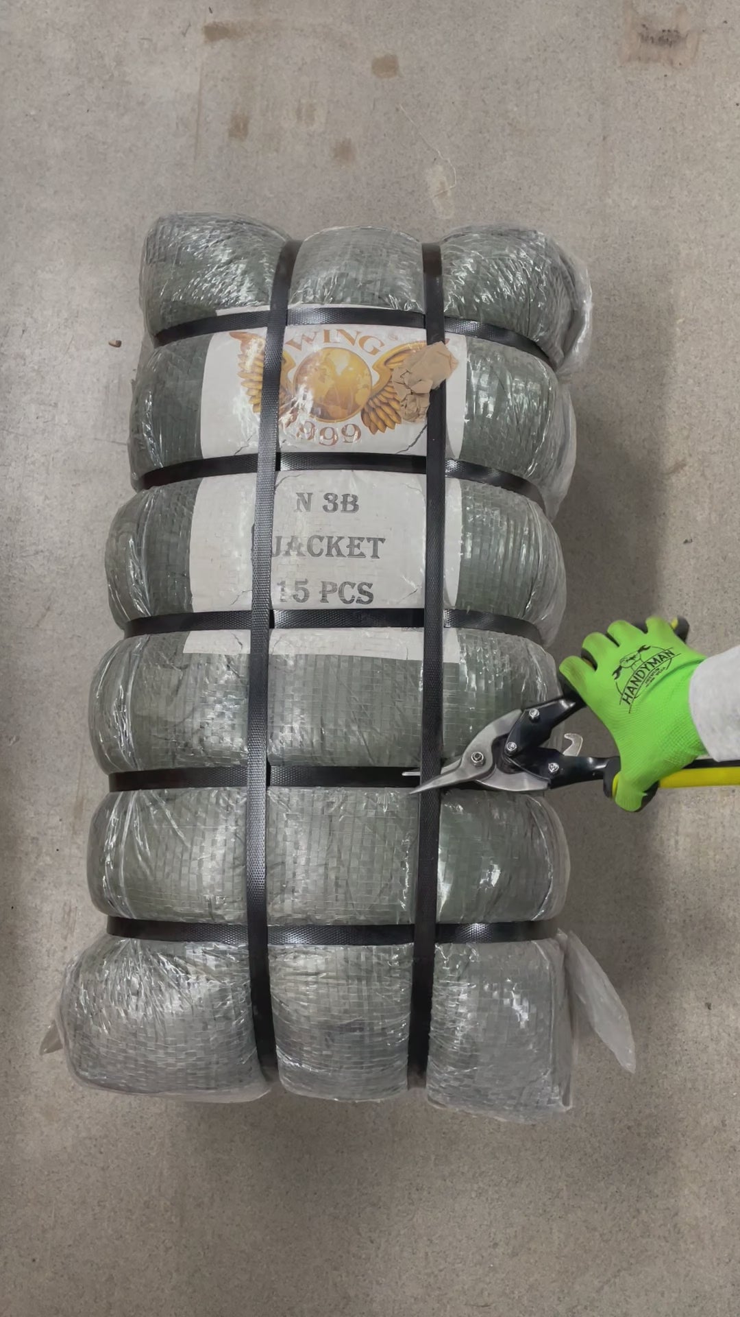 Collection of 15X N3B JACKETS in a gallery layout