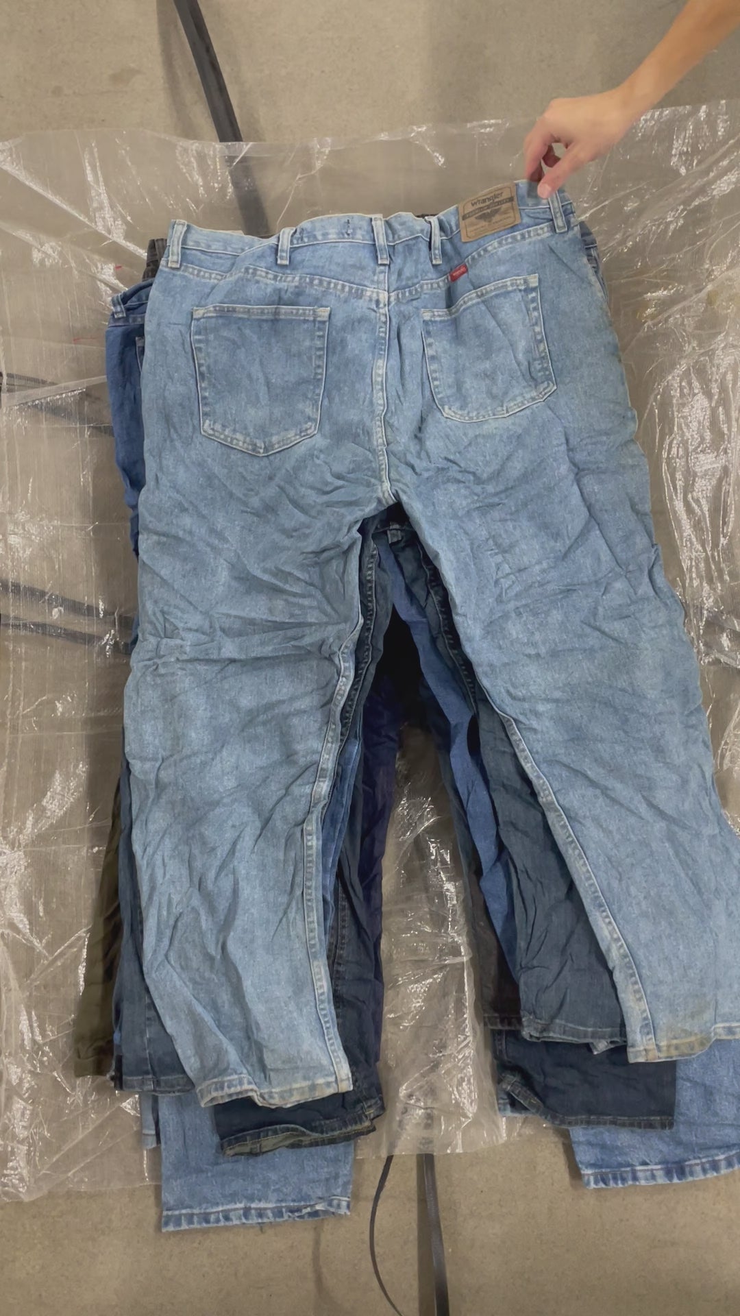 Collection of 50X WRANGLER OVERSIZE PANTS in a gallery layout