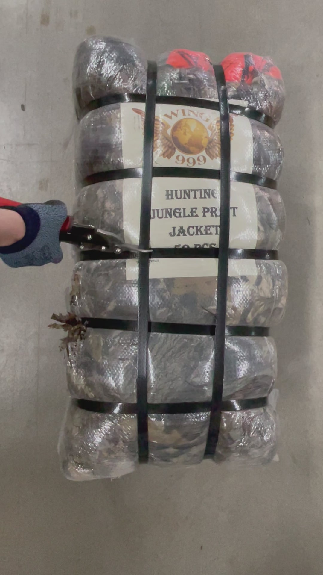 Collection of 20X JUNGLE PRINT HUNTING JACKETS in a gallery layout