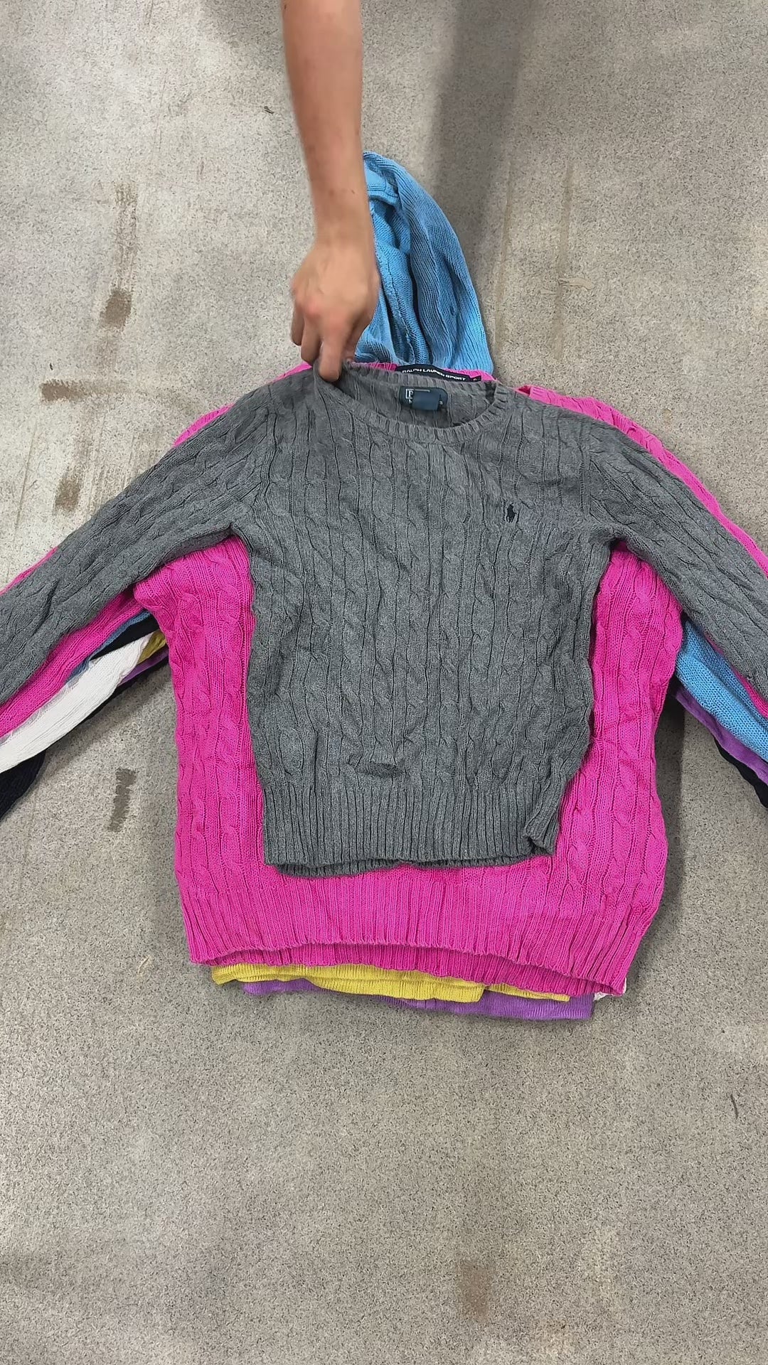 Collection of 50X POLO LADIES JUMPERS in a gallery layout