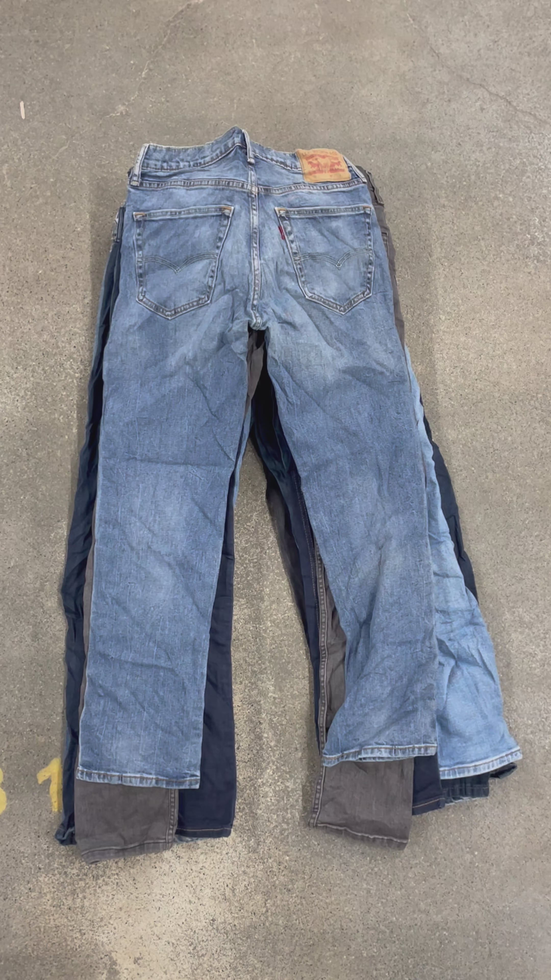 Collection of 40X LEVIS ZIPPER PANTS in a gallery layout