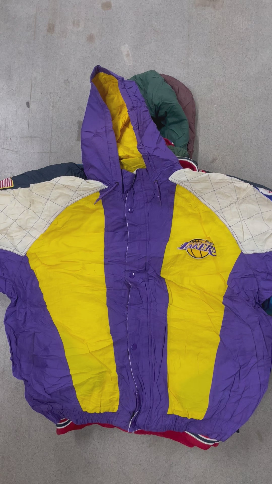 Collection of 20X NBA/NHL/NFL STYLE JACKETS in a gallery layout