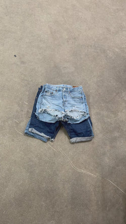 Collection of 50X LEVI'S 501 SHORTS in a gallery layout