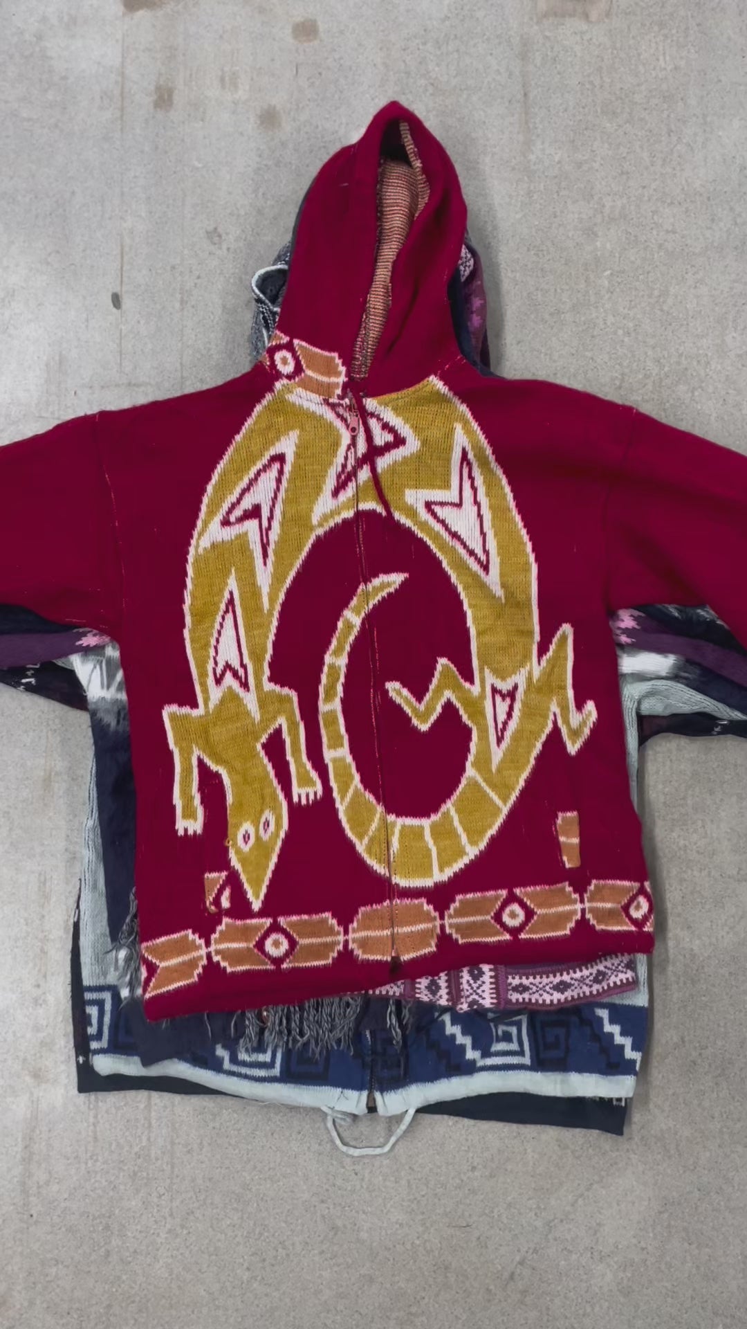 Collection of 50X ECUADORIAN SWEATERS in a gallery layout