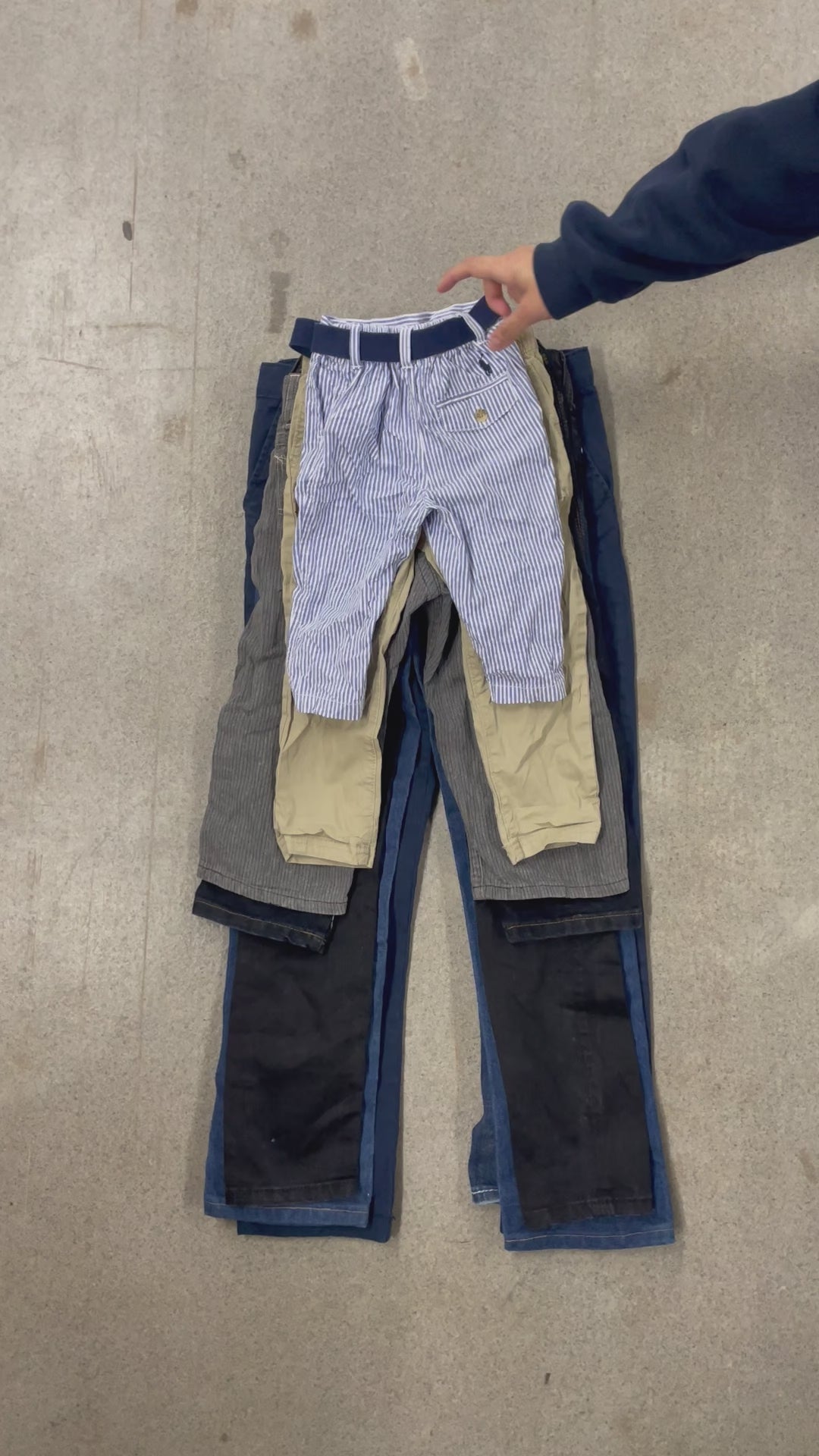 Collection of 50X KIDS BRAND TROUSERS in a gallery layout