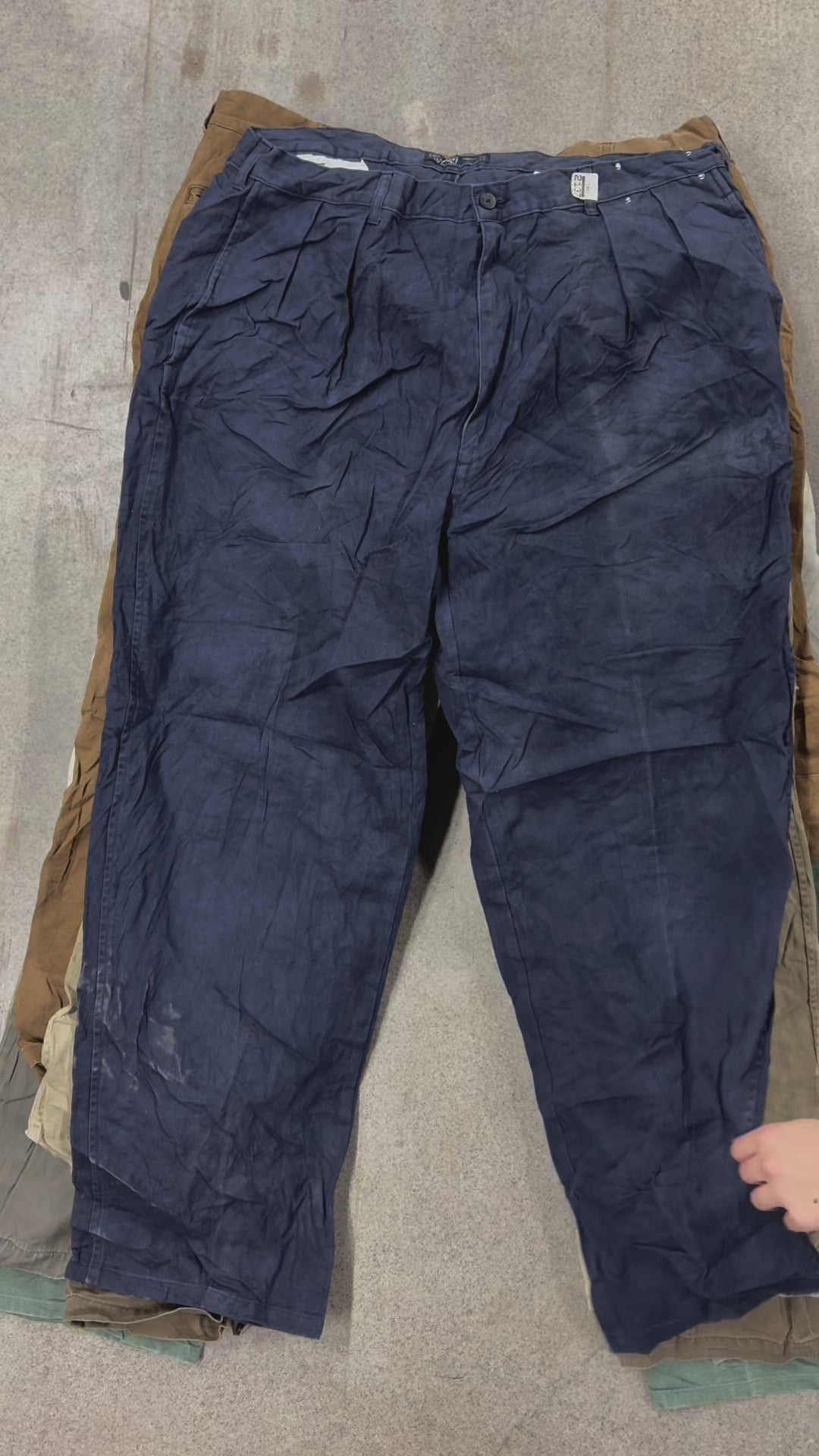 Collection of 50X POLO COTTON PANTS GRADE B in a gallery layout