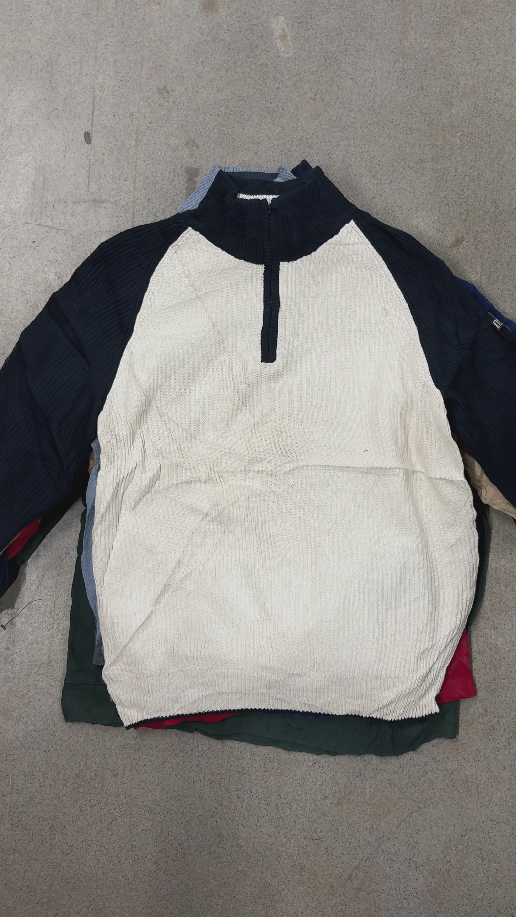 Collection of 40X NAUTICA QUARTER-ZIP SWEATERS in a gallery layout