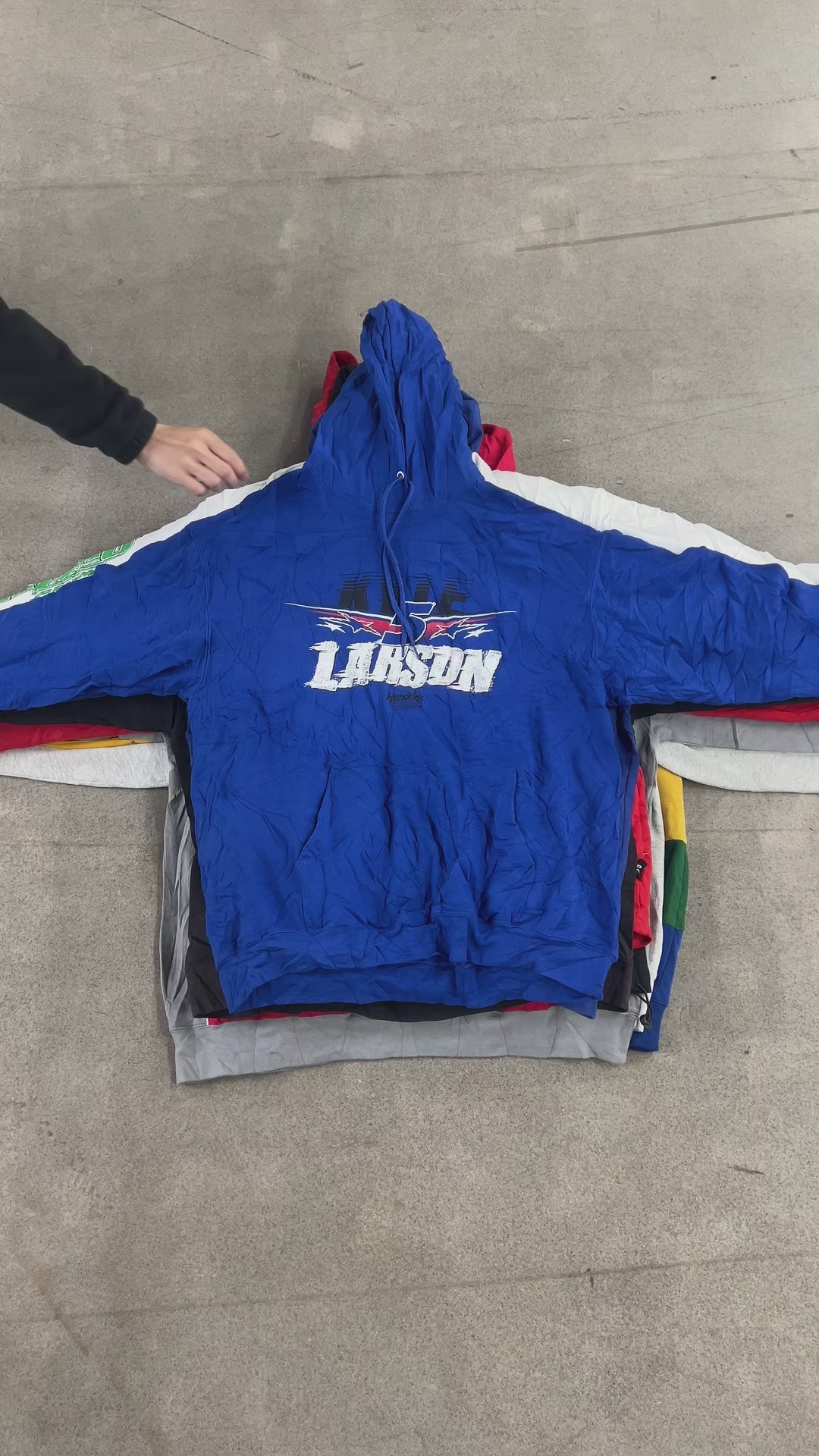 Collection of 25X NASCAR SWEATSHIRTS in a gallery layout