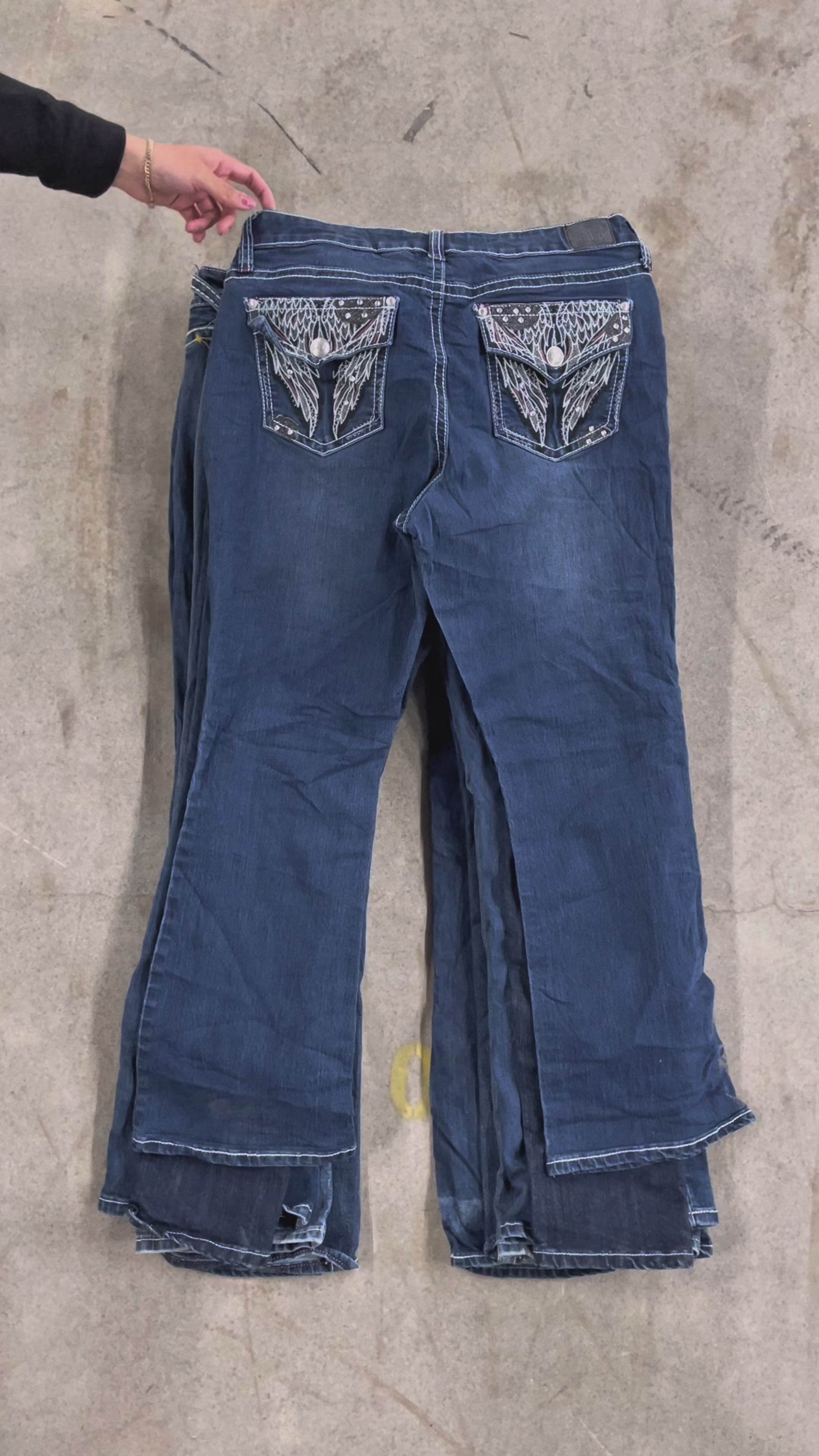 Collection of 50X Y2K JEANS in a gallery layout