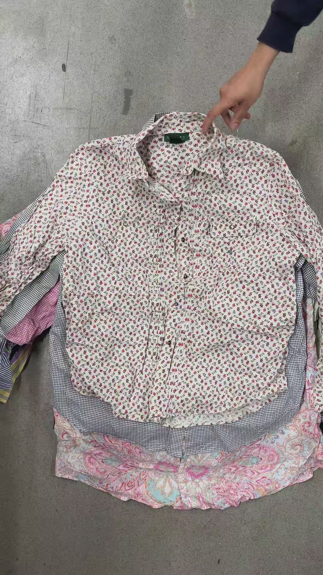 Collection of 50X RALPH LAUREN LADIES SHIRTS in a gallery layout