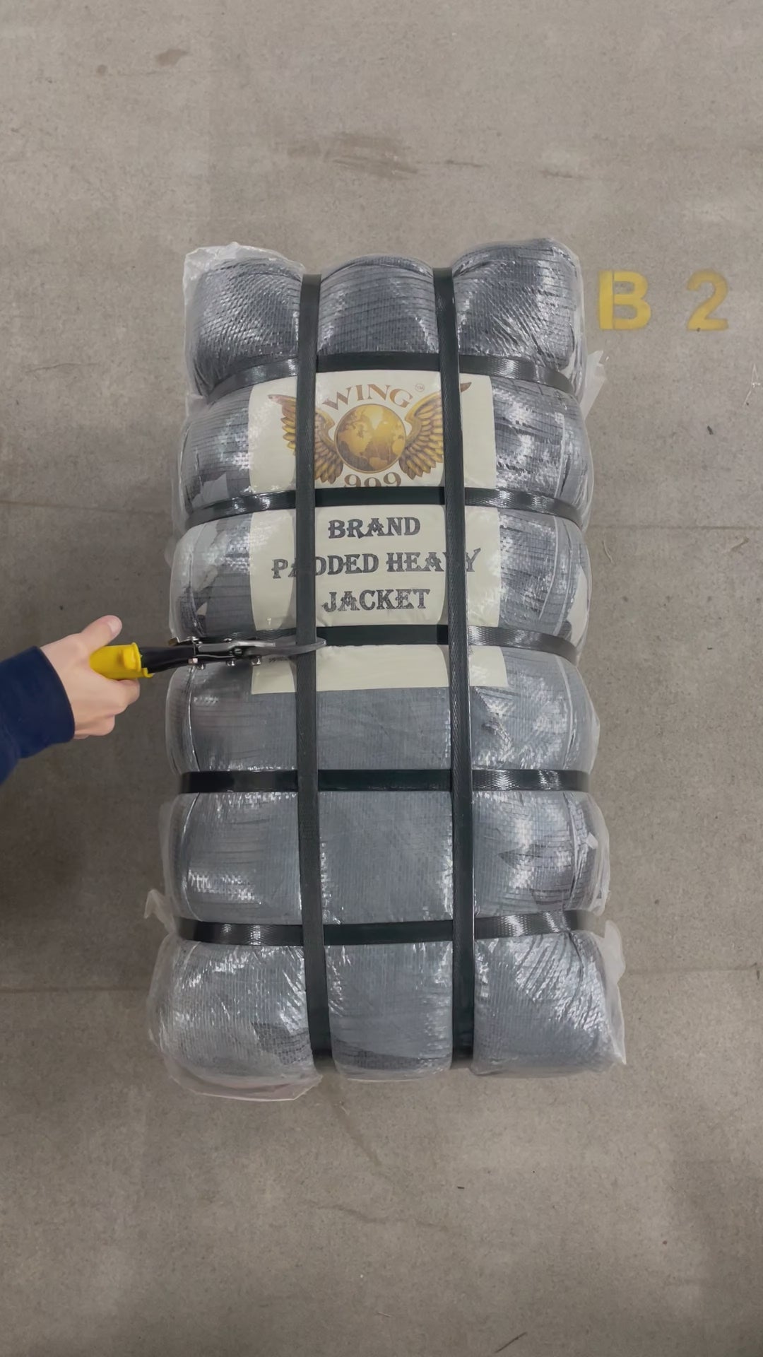 Collection of 25X BRANDED PADDED HEAVY JACKETS in a gallery layout