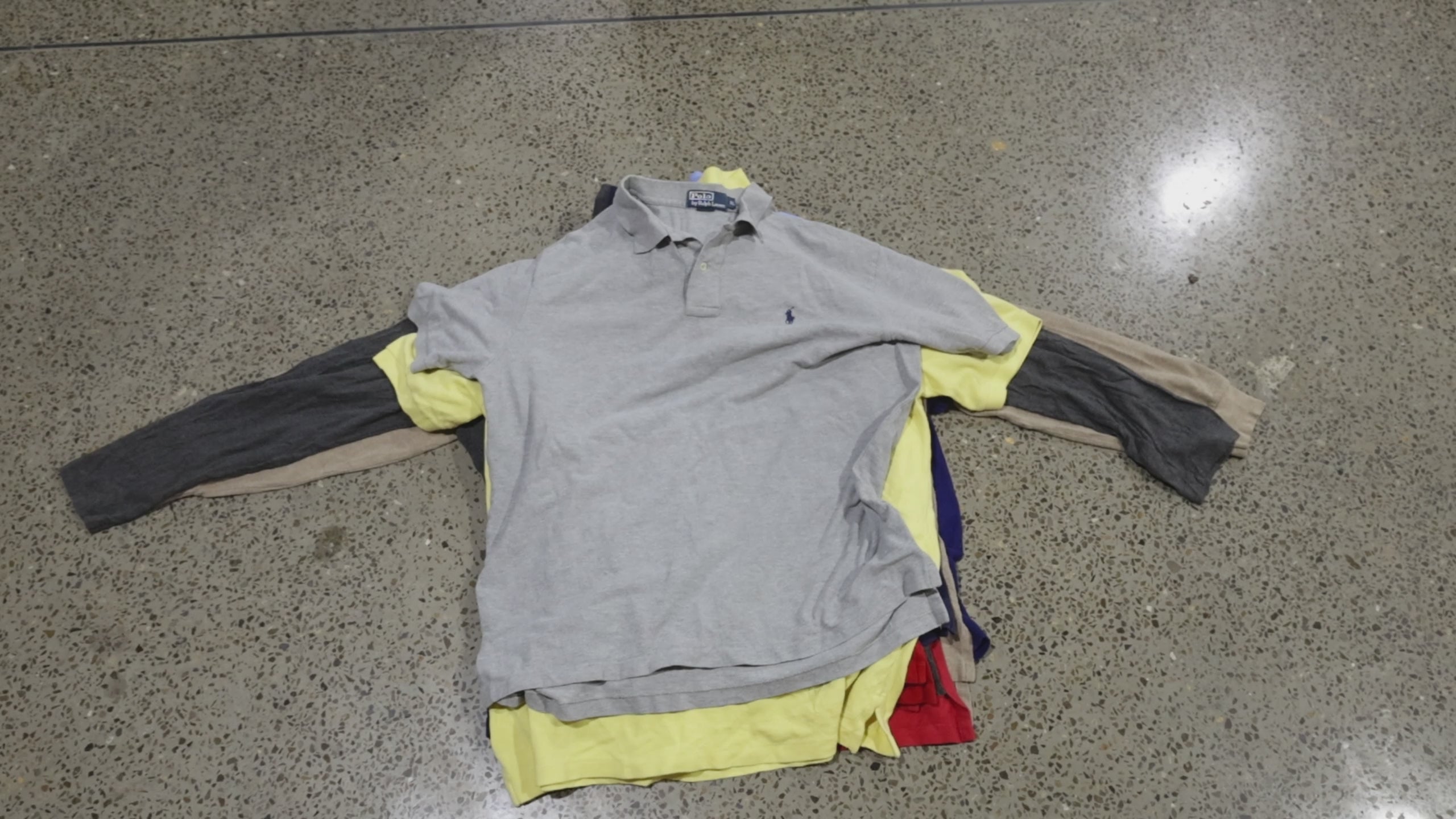 Collection of 50X RALPH LAUREN POLO COLLAR T-SHIRT in a gallery layout