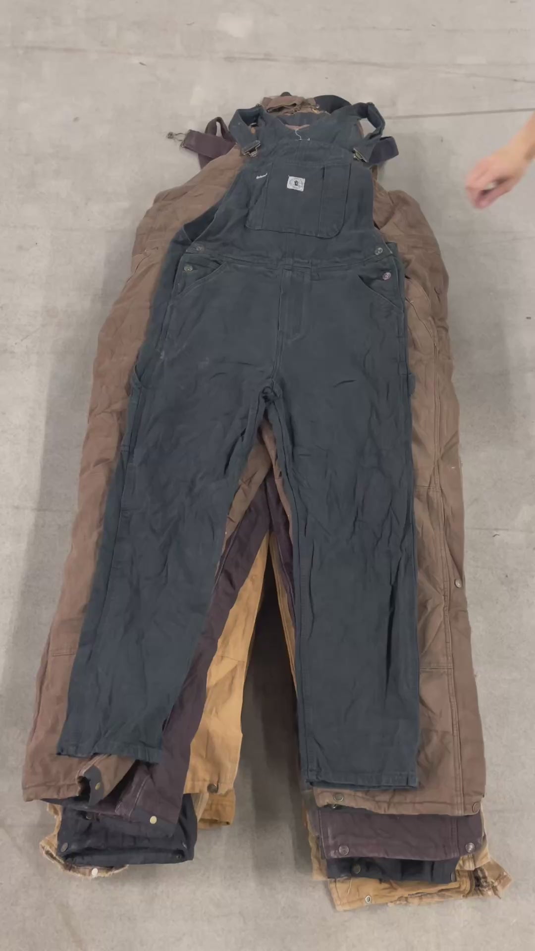 Collection of 10X CARHARTT STYLE OVERALLS in a gallery layout