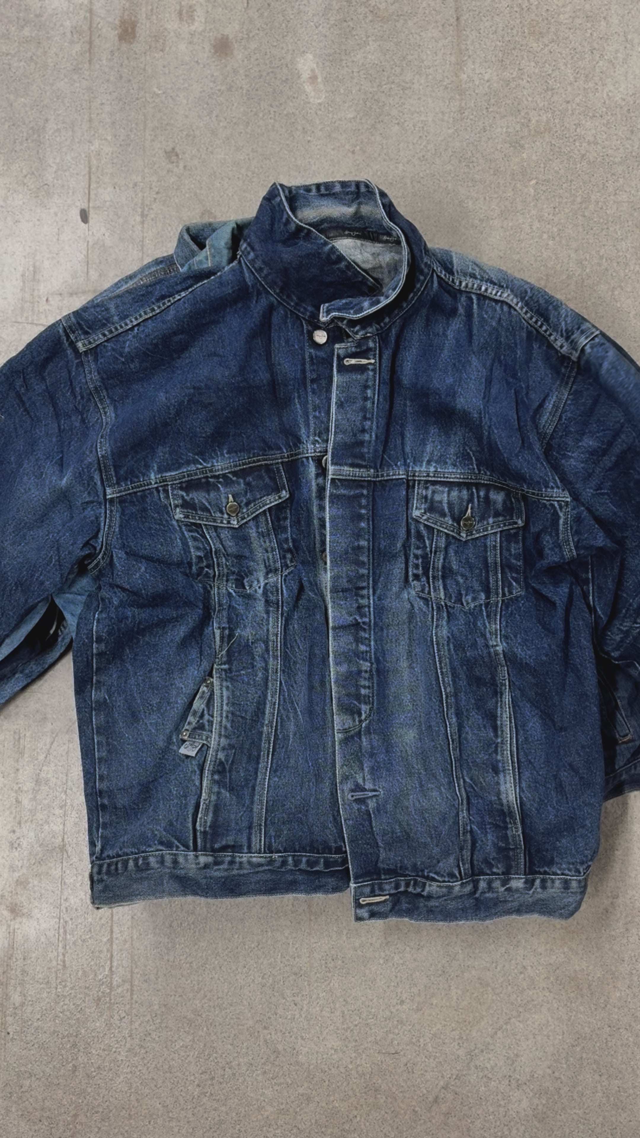 Collection of 50X UNBRANDED MEN DENIM JACKETS in a gallery layout