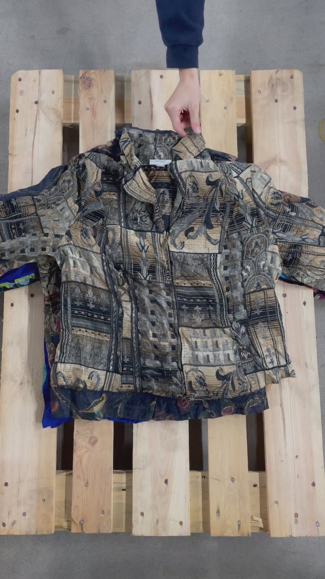 Collection of 25X FLORAL EMBROIDERED JACKET in a gallery layout