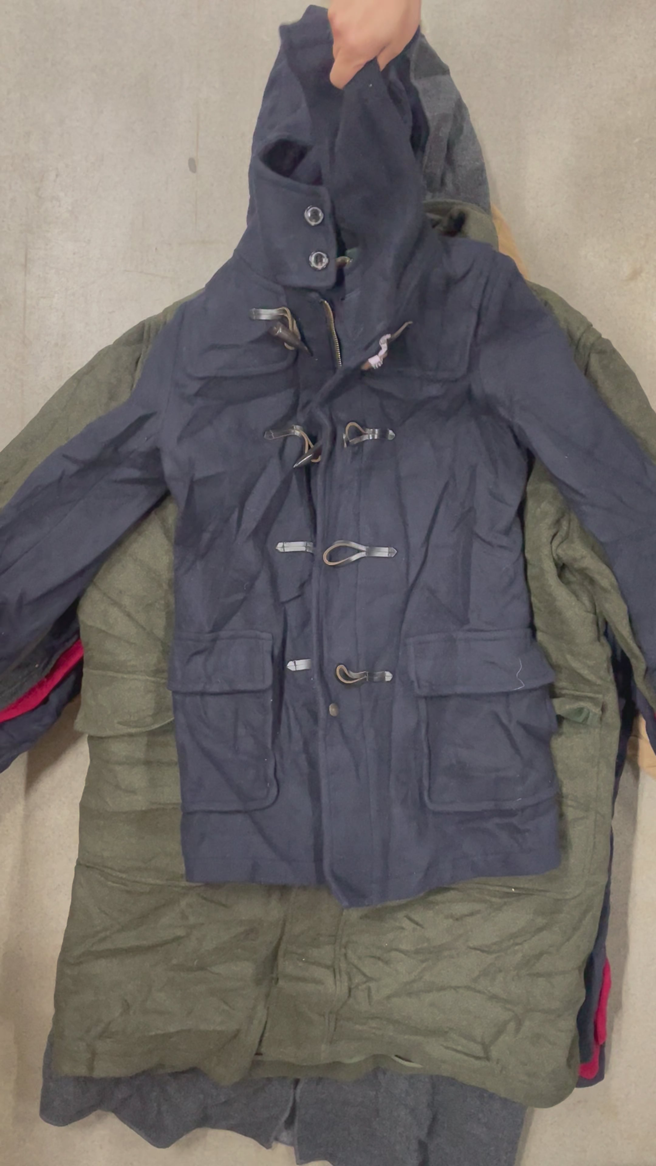 Collection of 20X BRAND GLOVERALL STYLE DUFFLE COATS in a gallery layout