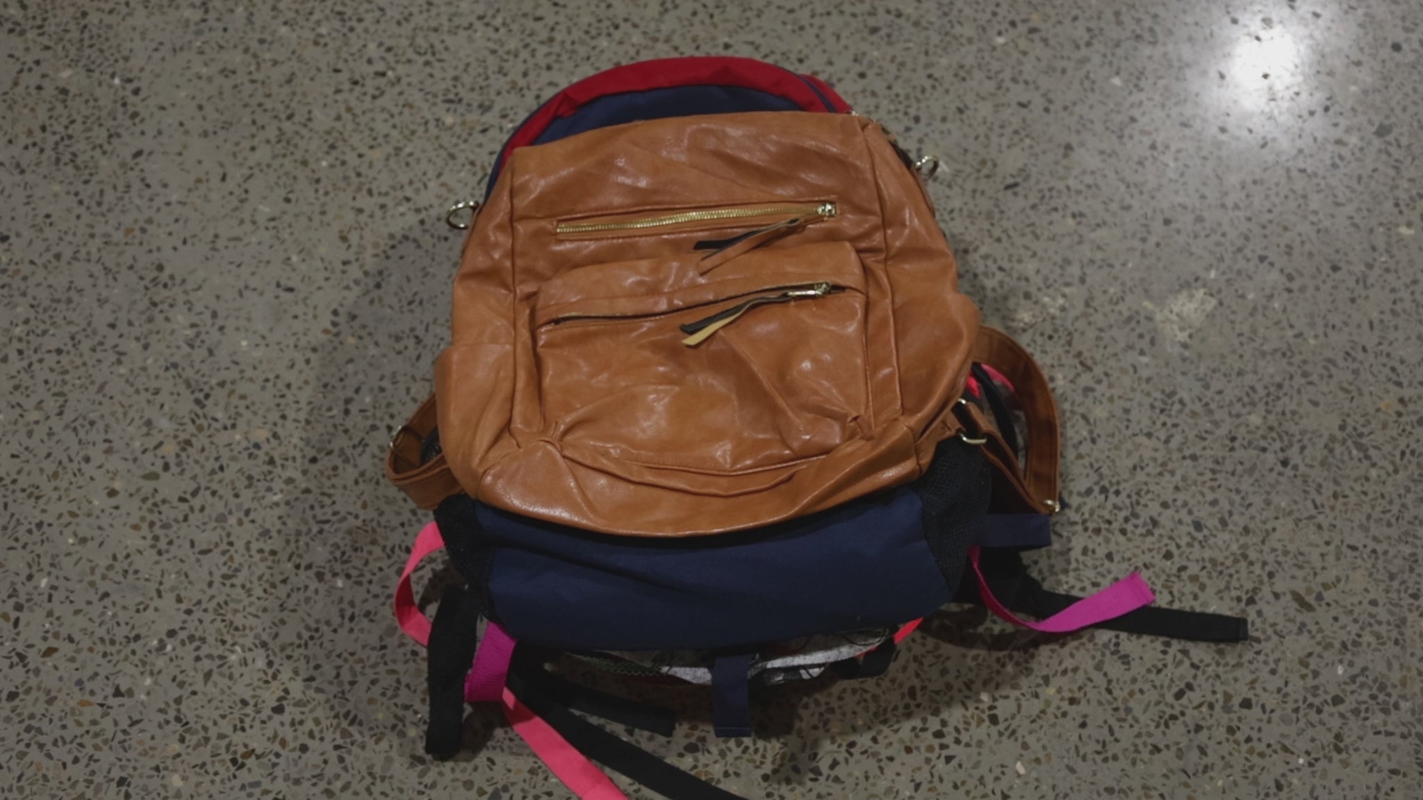 Brand school bag display