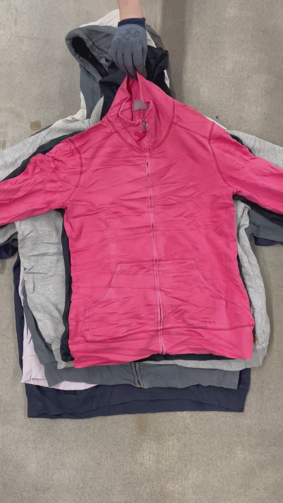 Collection of 40X CARHARTT & DICKIES SWEAT HOODIES (GRADE B/C) in a gallery layout