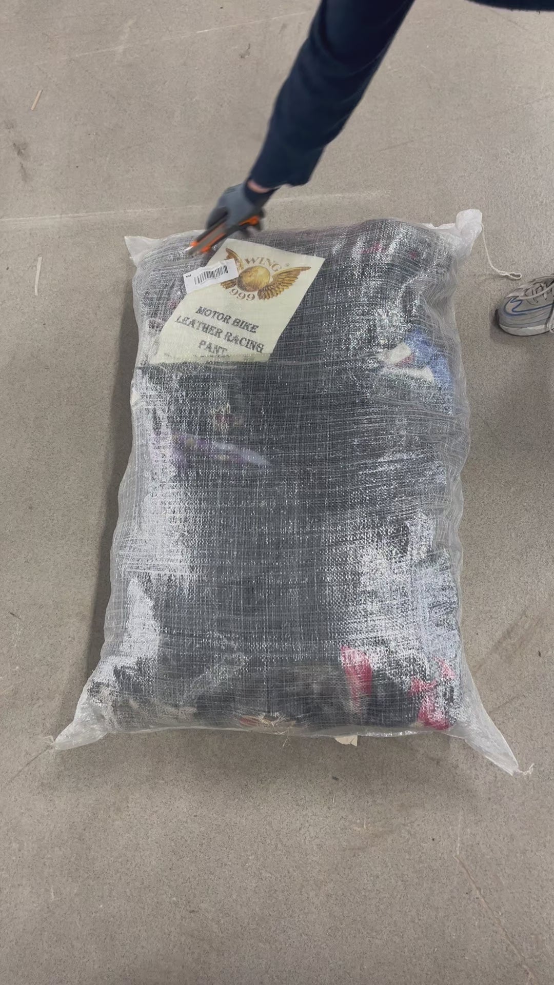 Collection of 5X MOTORBIKE LEATHER RACING PANTS a/b in a gallery layout