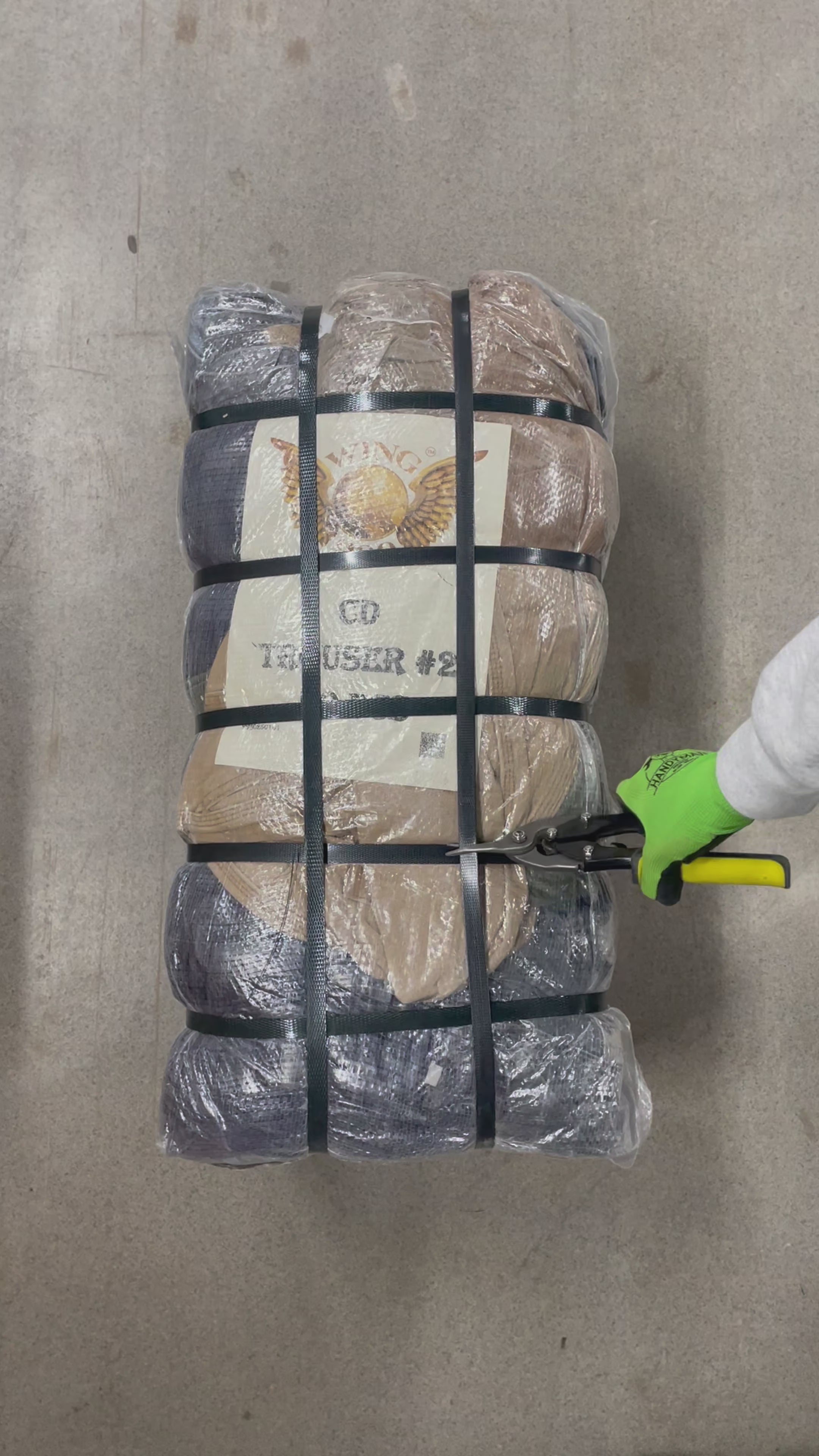 Collection of CARHARTT AND DICKIES GRADE B PANTS BALE OPENING in a gallery layout