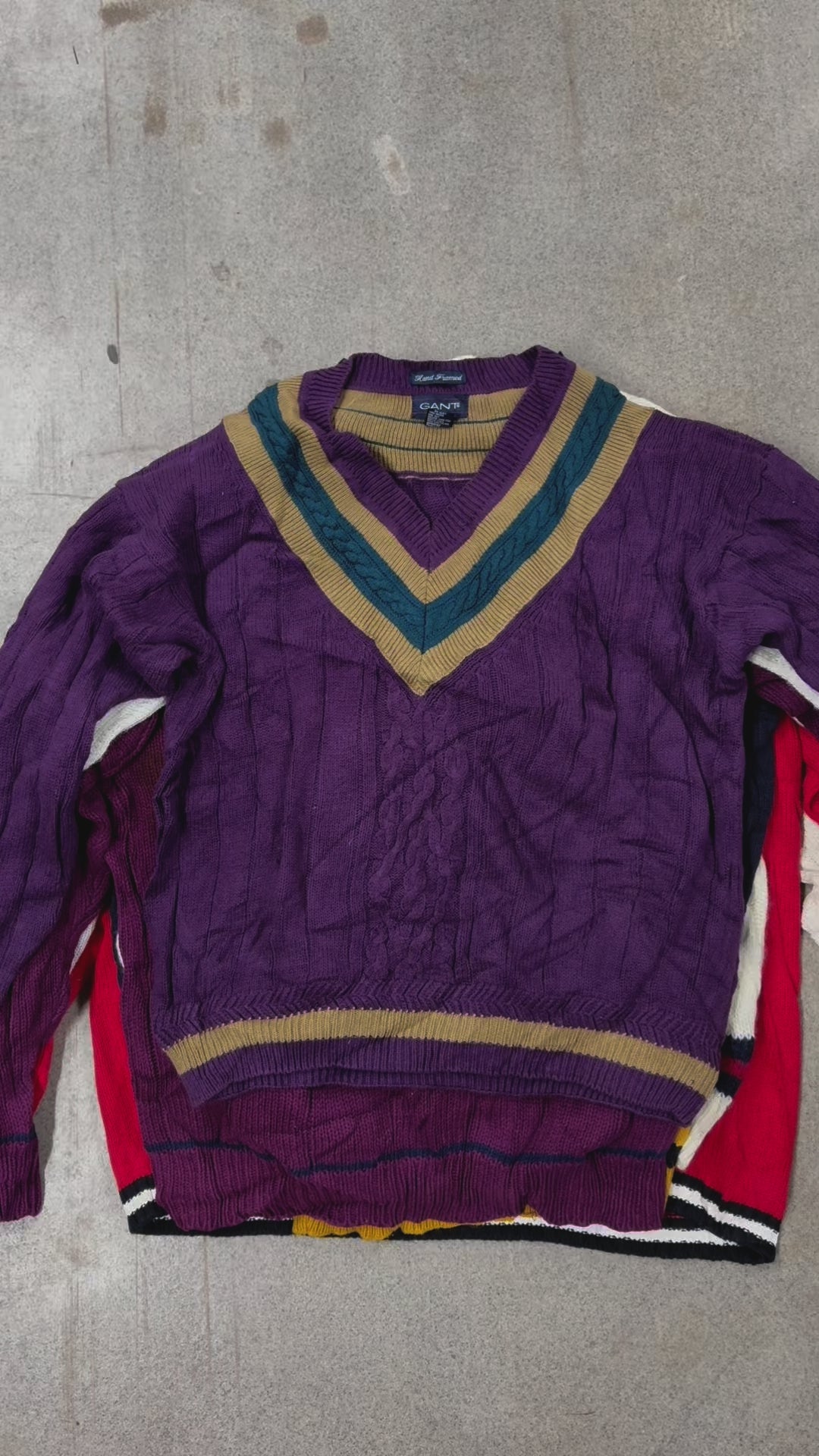 Collection of 40X CRICKET SWEATERS in a gallery layout